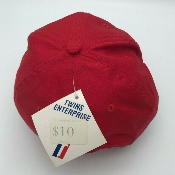 Washington Nationals  Baseball Team Adjustable Snapback Red W Baseball Hat. NWT‎ - Picture 4 of 7